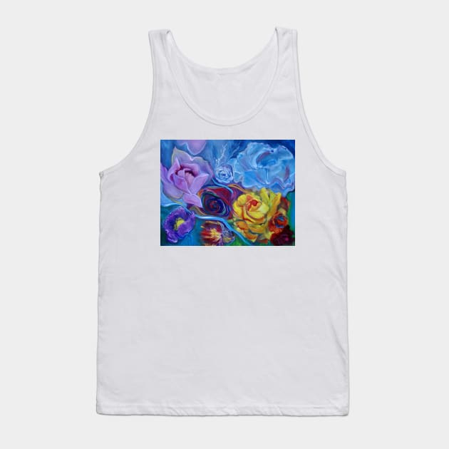 Floral Splendor Tank Top by jennyleeandjim